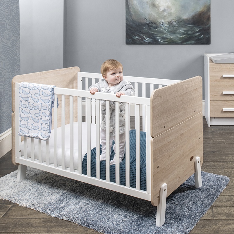 Hot Multipurpose Wooden Baby Cot, Wooden Baby Cots With Drawers