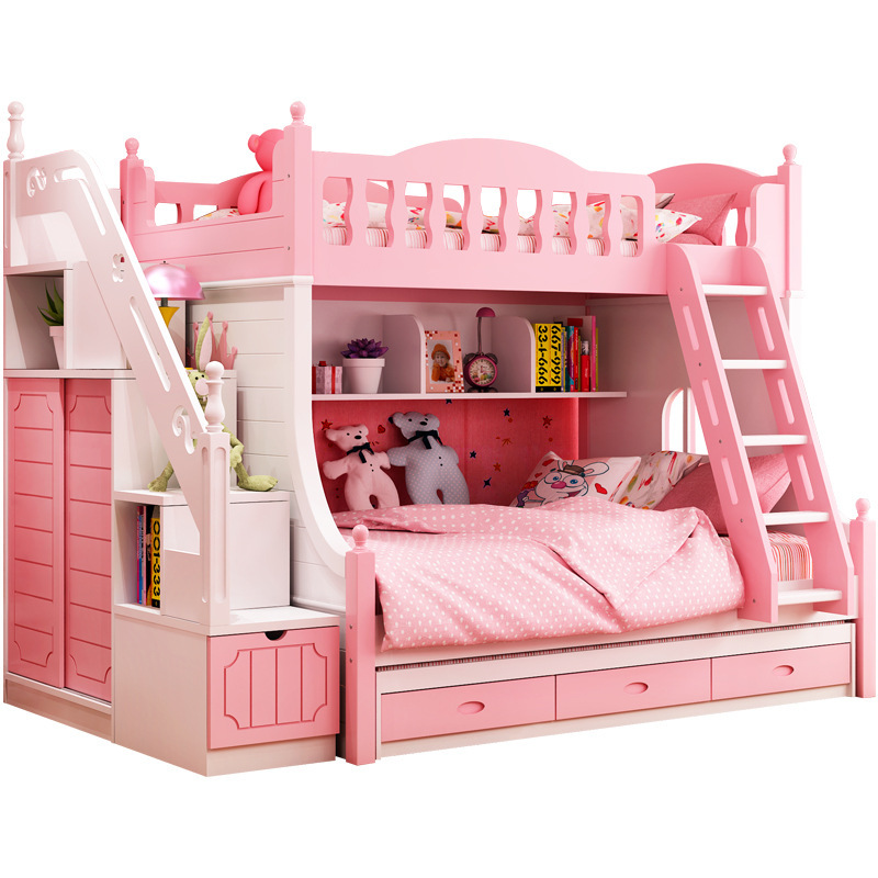 Pink bunk bed for children (5).jpg