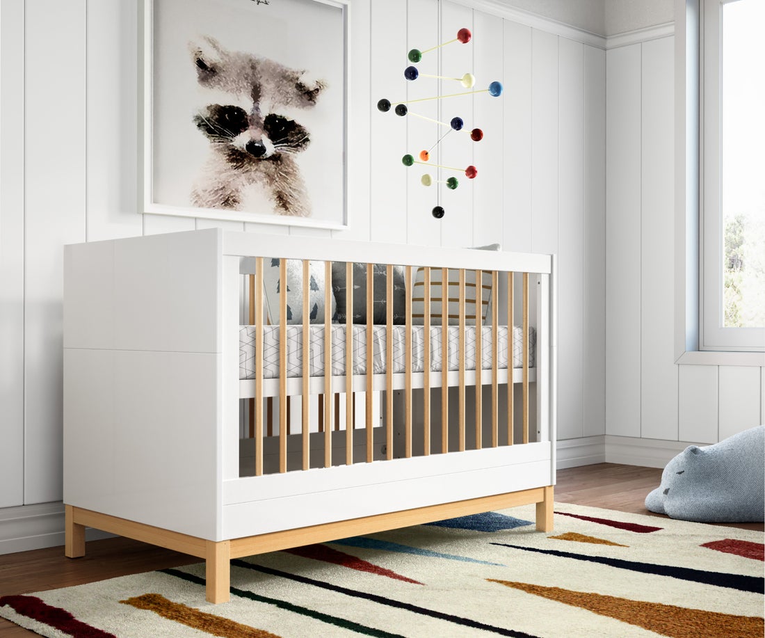 Baby solid wood pine cot bed,multifunctional baby bed crib (5).jpg