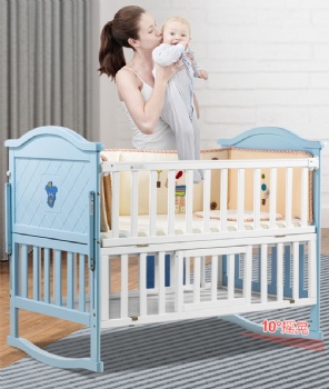 baby cribs multifunction wood baby furniture