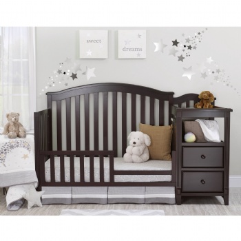 Multi-Functional Modern Baby Cot Bed Baby Crib With Drawers